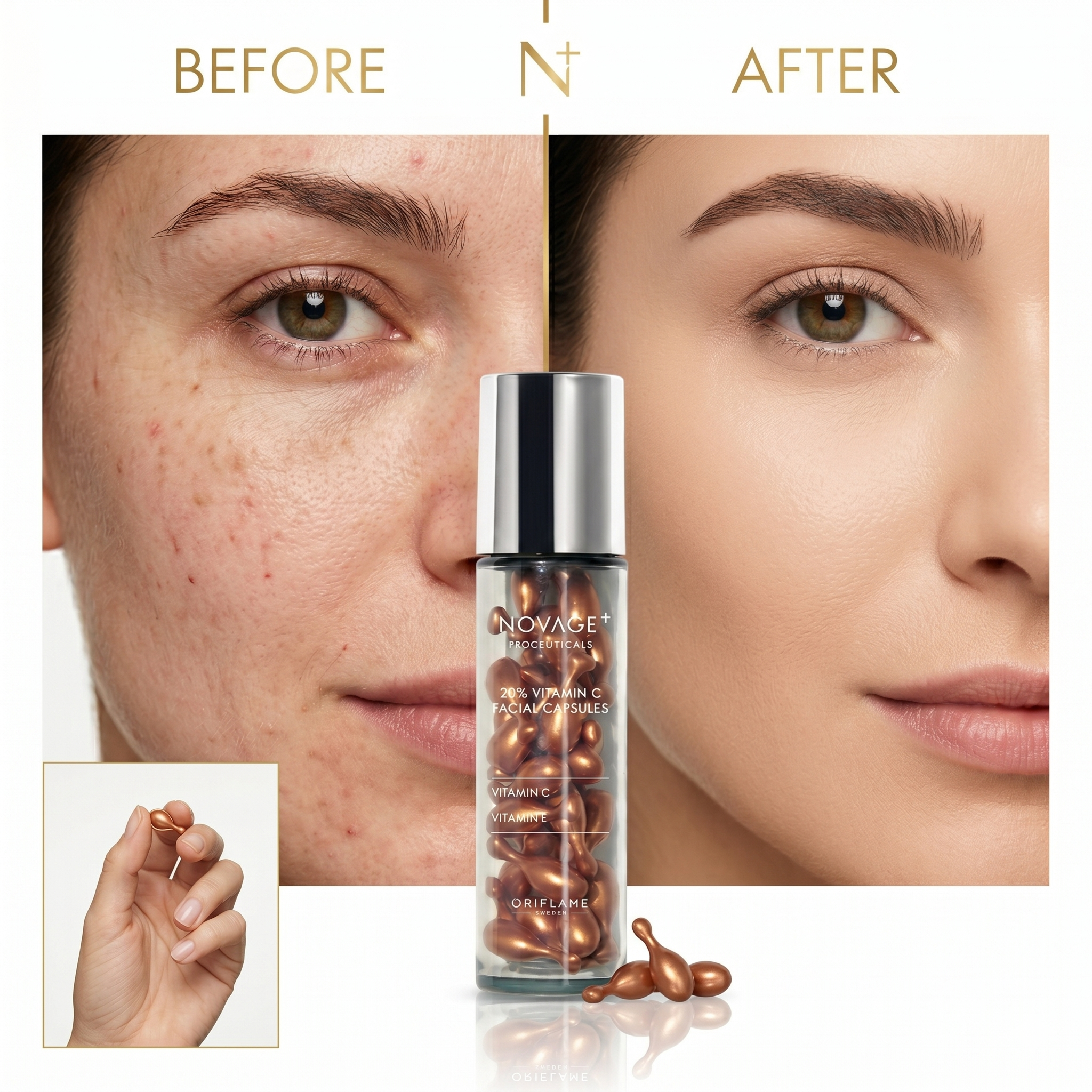 Novage+ Proceuticals 20% Vitamin C Facial Capsules